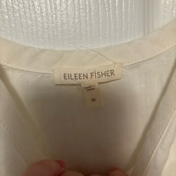 Eileen Fisher Linen drawstring waist Dress - Picture 2 of 5